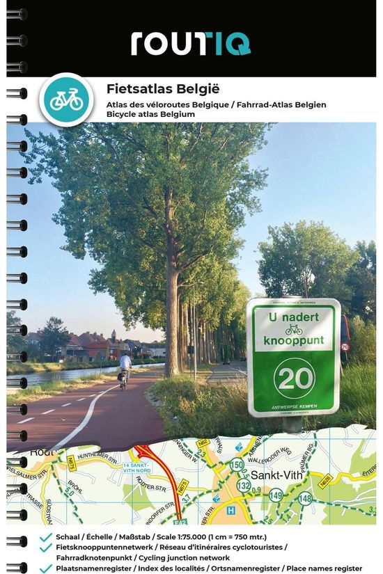 Atlas des véloroutes Belgique