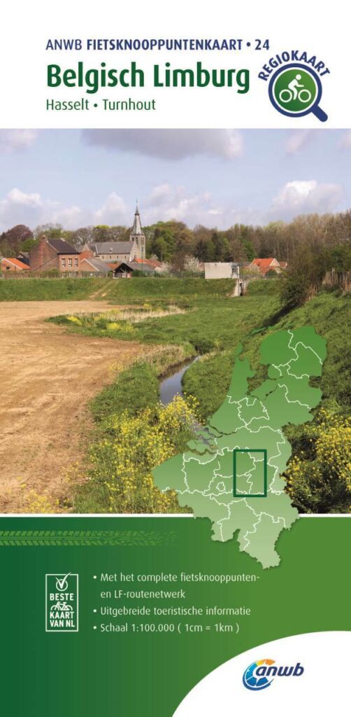 BELGIQUE LIMBURG N°24 - CARTE ANWB4,65
