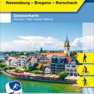 Bodensee Ost carte de randonnee.