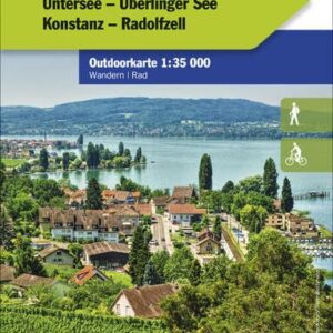 Bodensee West carte randonnee.