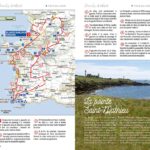 carte avec itinéraire détaillée des Boucles a vélo Finistère Nord
