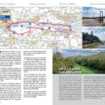carte et texte explicative d un itineraire des Boucles a velo Loire Atlantique