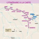 carte avec les itinéraires du Canal de Berry