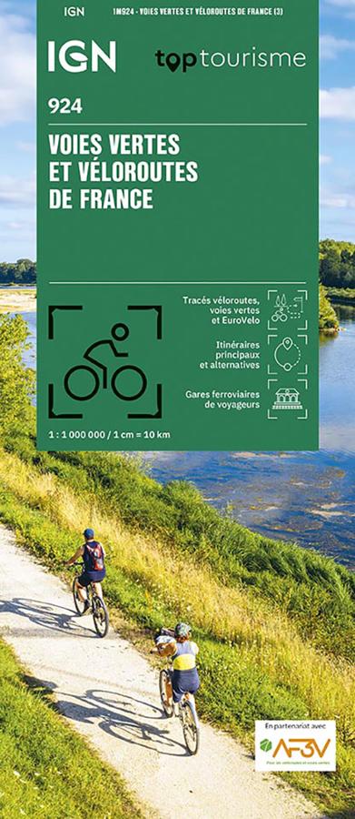 IGN Map - Greenways and Cycle Routes of France