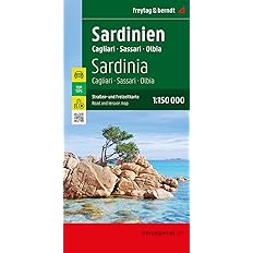Carte Sardaigne - Freytag & Berndt