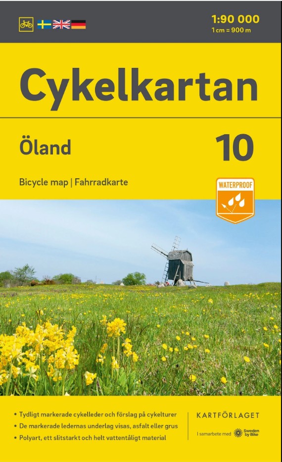 Carte cyclable Suede 10 oland.