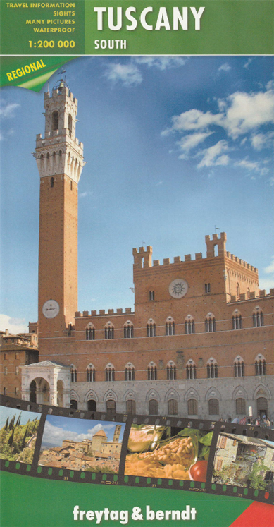 Carte du Sud de la Toscane