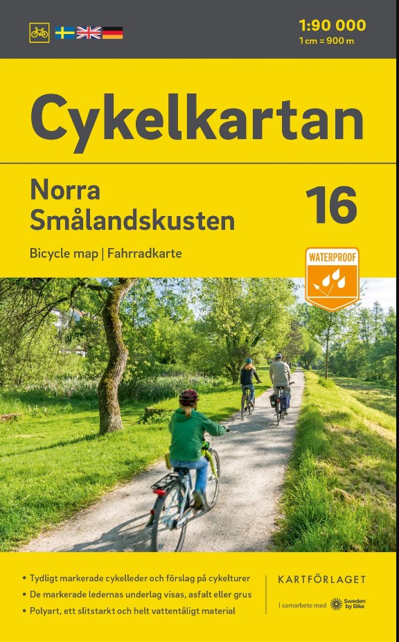 Carte velo Suede 22 Smaland Cote Nord.