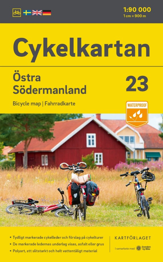 Carte velo Suede 23 Sodermanland Est.
