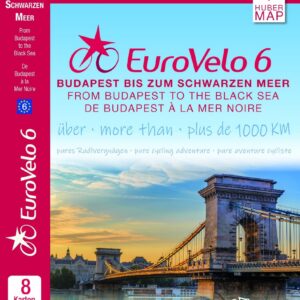 Danube a velo de Budapest a la Mer Noire Lot de 8 cartes.