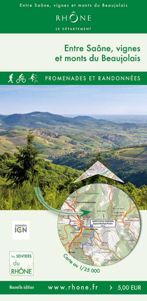 Carte randonnée Beaujolais – Entre Saône, vignes et monts