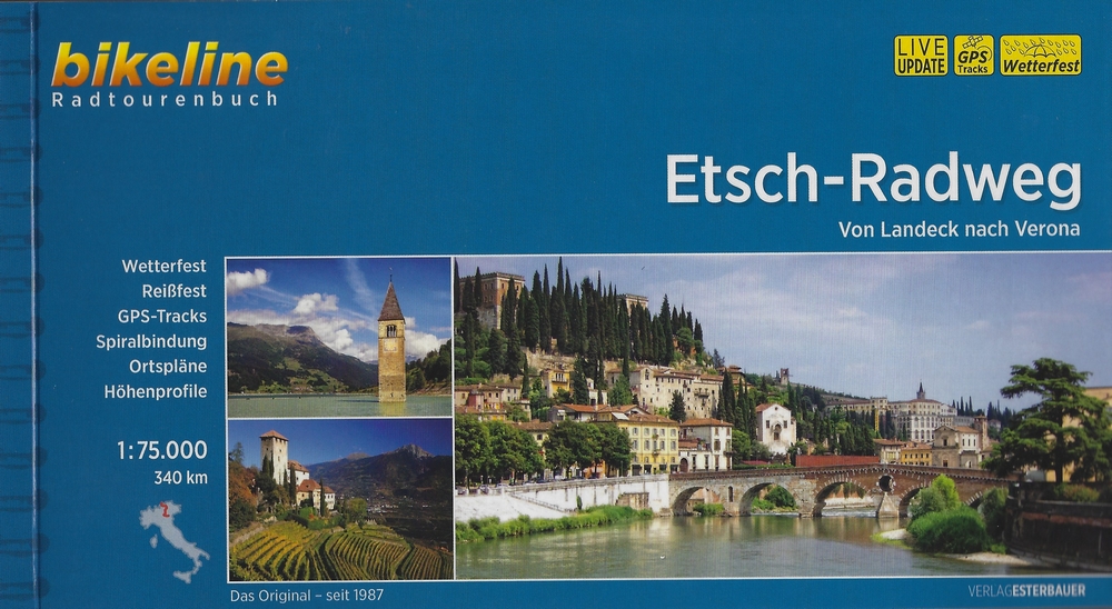 Etsch piste cyclable de Landeck a Verone cycline.