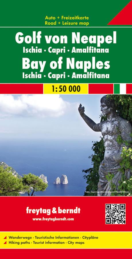 Golfe de Naples carte touristique et routiere FBnaples.