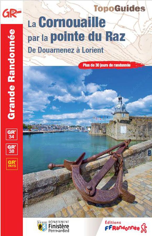 Topoguide GR34 La Cornouaille par la pointe du Raz, de Douarnenez à Lorient - FFRP