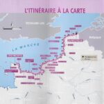 carte avec itineraire la velomaritime