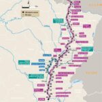 carte avec tous les itineraires La Voie Bleue Moselle Saone a velo