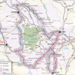 carte Le Tour de Bourgogne a vélo