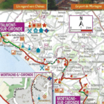 le tour de gironde a velo carte talmont sur gironde