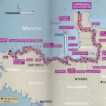 carte détaillée de Cherbourg a roscoff