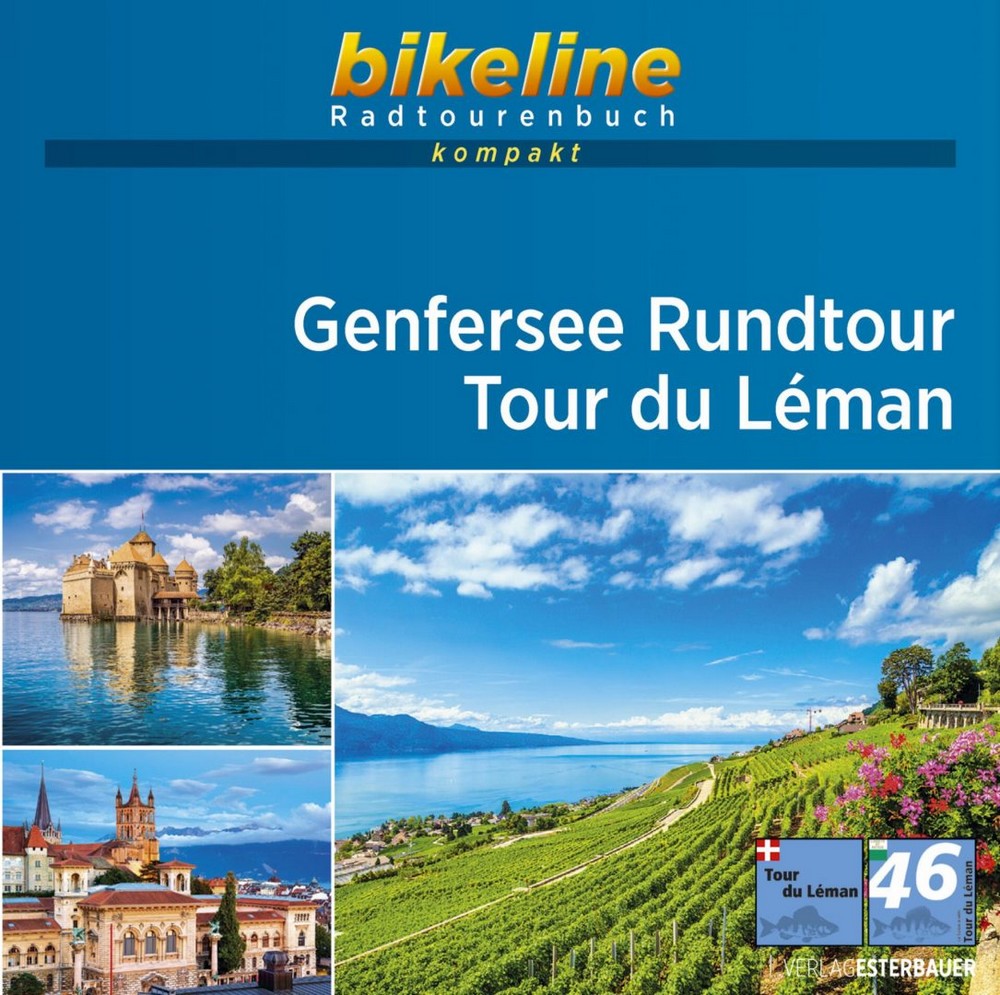 Le tour du Lac Leman a velo guide compact K leman.