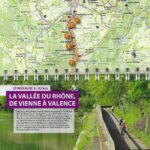 carte avec itinéraire Les plus belles escapades a vélo en France Le Routard