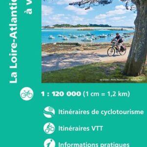 Loire Atlantique a velo carte IGN.