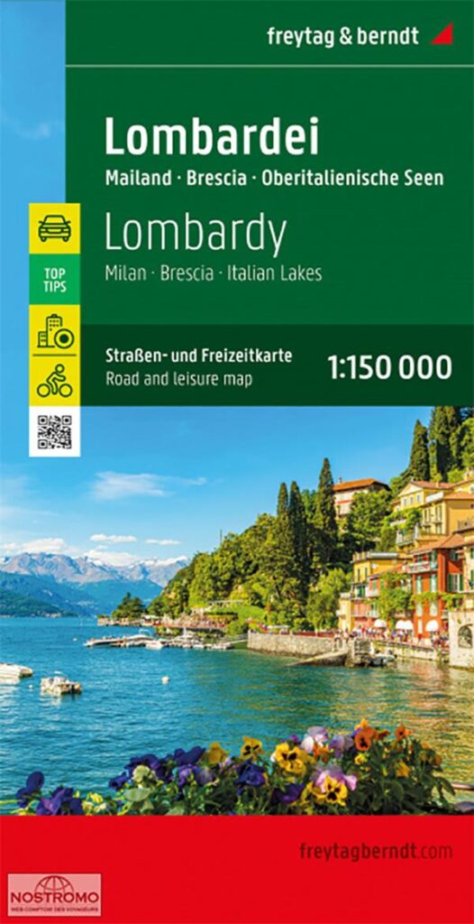 Lombarde Milan Lacs de Haute Italie Carte Freytag F Bmil.