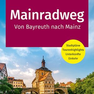 Mainradweg de Bayreuth a Mainz carte velo 7003 Kompass.