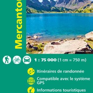 IGN TOP 75 Mercantour Map – Hiking and Cycling