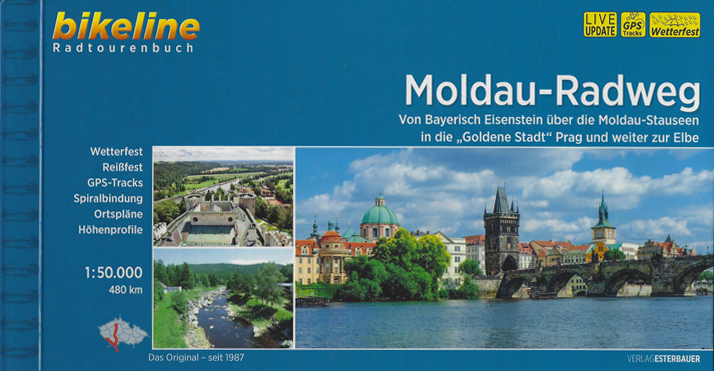 Moldau Radweg Piste cyclable de la Vltava a velo cycline.