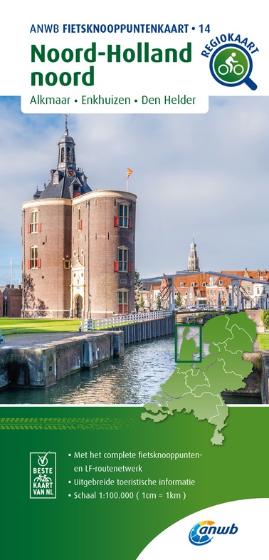 Noord Holland Noord - carte vélo ANWB 14