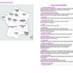 carte des régions de France Nos meilleurs campings en France
