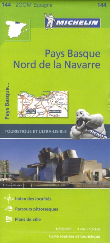 Pays Basque Nord de la Navarre MichelinMIC.