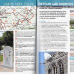 carte avec texte explicatif des Plages du débarquement a pied