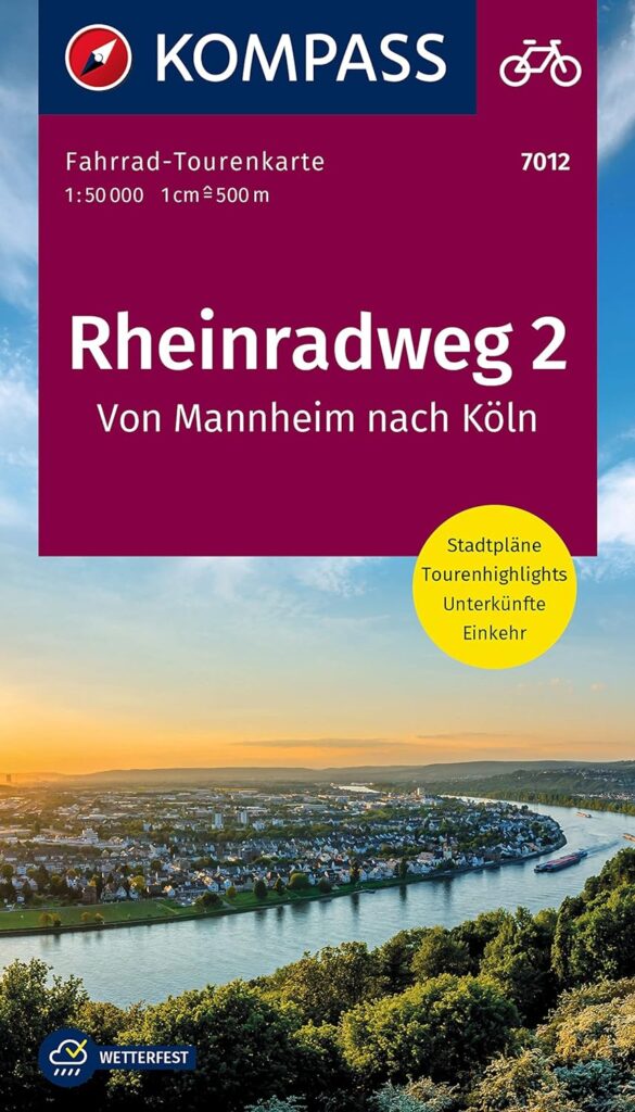 Rheinradweg 2 de Mannheim a Koln.