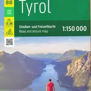 Tyrol carte routiere et touristique Freytag Berndt.