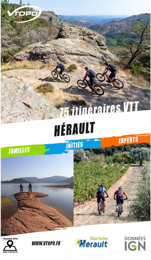 VTT Herault 75 itineraires VtopoH.