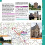 carte avec texte explicative de l escapade 1 de la Vallée du Loir a vélo
