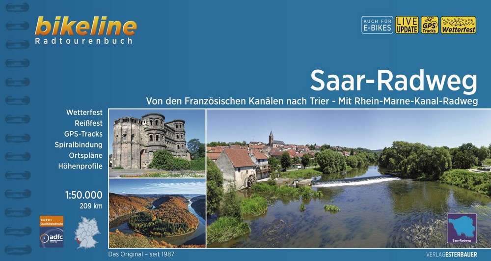 Veloroute de la Sarre de Strasbourg a Treves.