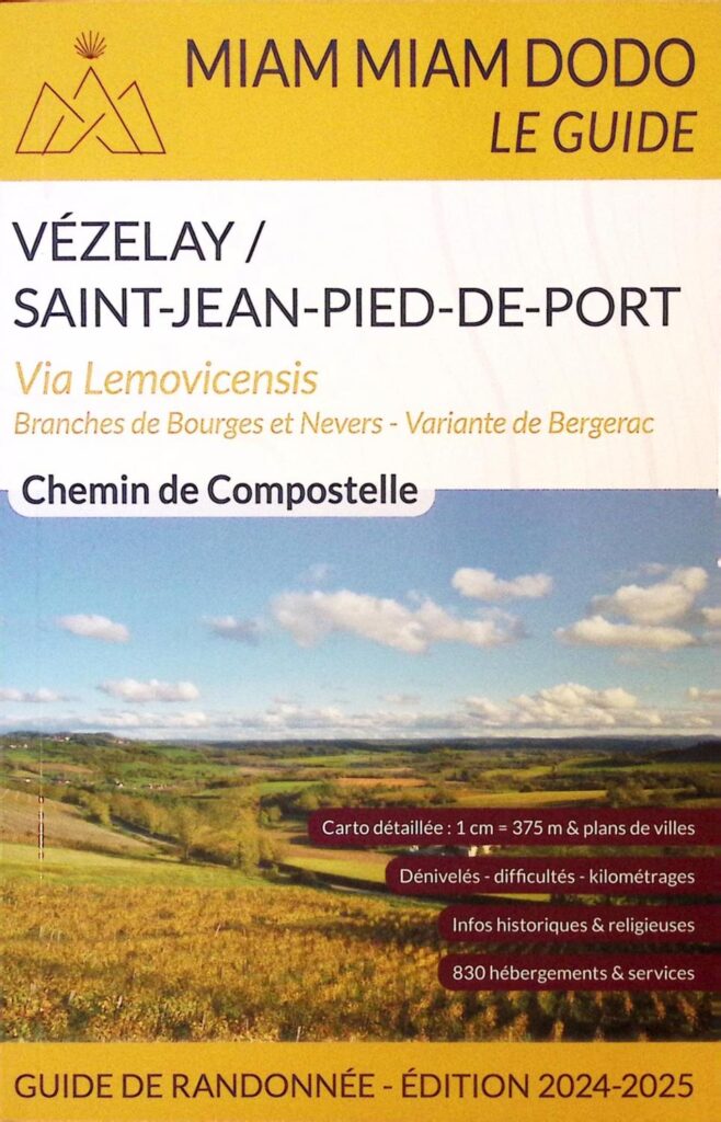 Voie de Vézelay, Chemin de Compostelle - GR 654 - 2024