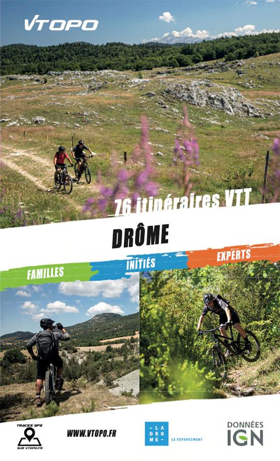 Vtopo - Drome department by mountain bike