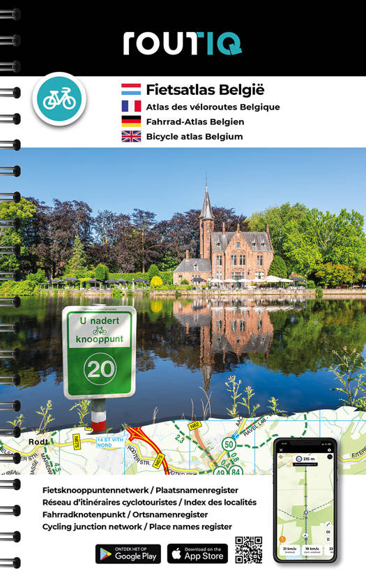 Atlas vélo Belgique – Routiq Fietsatlas België 1:75 000