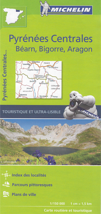 Costa brava et environs de barcelone carte michelin.