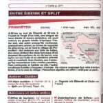 carte et texte explicatif sur la croatie