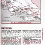 carte et texte explicatif sur la croatie