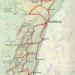 carte détaillée des itinéraire de l alsace a vélo