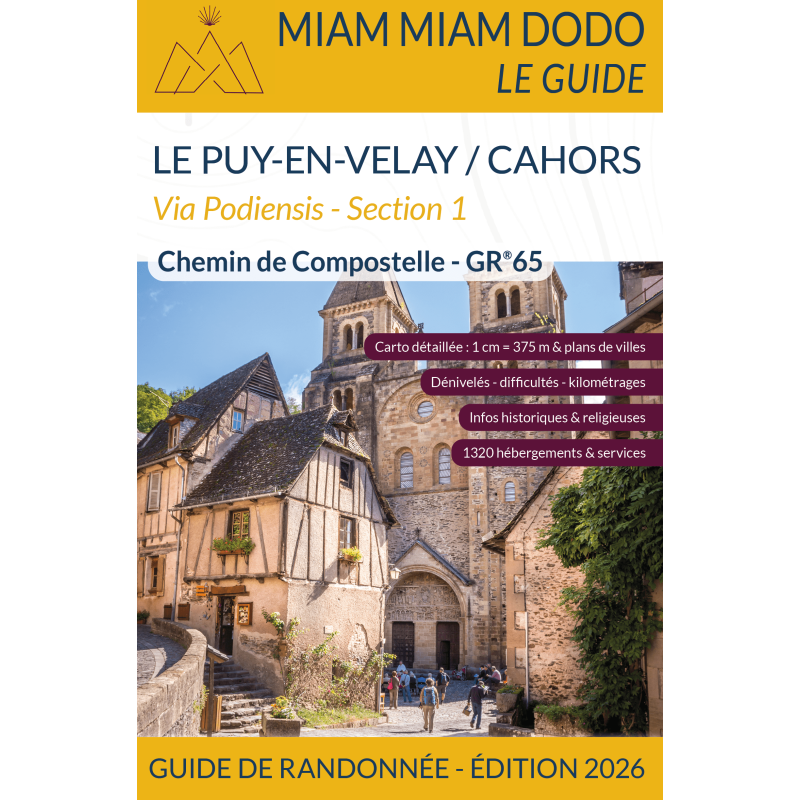Chemin de Compostelle, Le Puy-en-Velay/Cahors GR65 - section 1