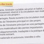 légendes des tracés des itinéraires vélos dans la Loire