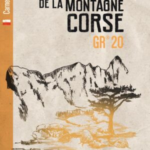 Carnet de randonnée personnalisable pour vous accompagner pendant votre périple sur le GR20, à travers la montagne corse.