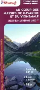 Carte FFRP des Massifs de Gavarnie et Vignemale - 1/30 000